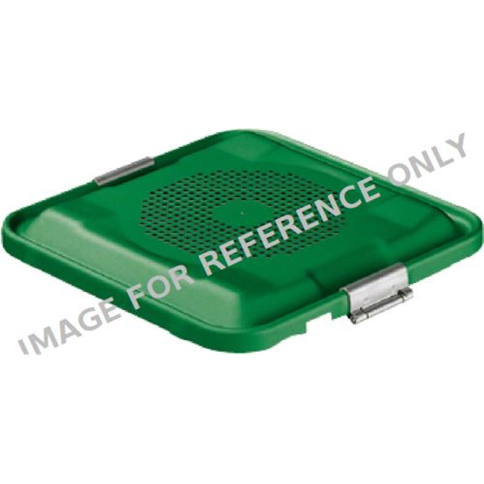 1/2-COUVERCLE PERFORE BASIS VERT 1/2-COUVERCLE PERFORE BASIS VERT