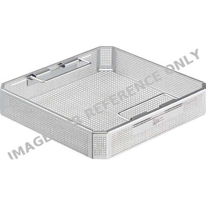 1/2 PANIER PERFORE SS PIED 243X253X44MM 1/2 PANIER PERFORE SS PIED 243X253X44MM