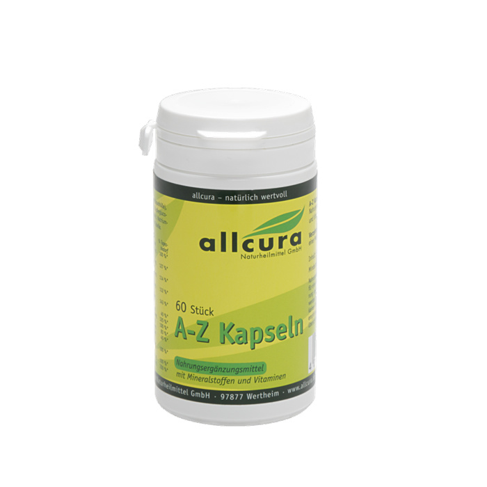 A-Z Capsules with minerals and vitamins, 60 pieces A-Z Capsules with minerals and vitamins, 60 pieces