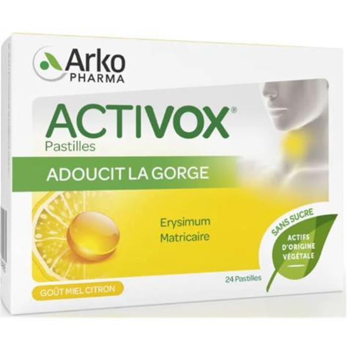 Activox Pastillen Honig-Zitrone, 24 Tabletten Activox Pastillen Honig-Zitrone, 24 Tabletten