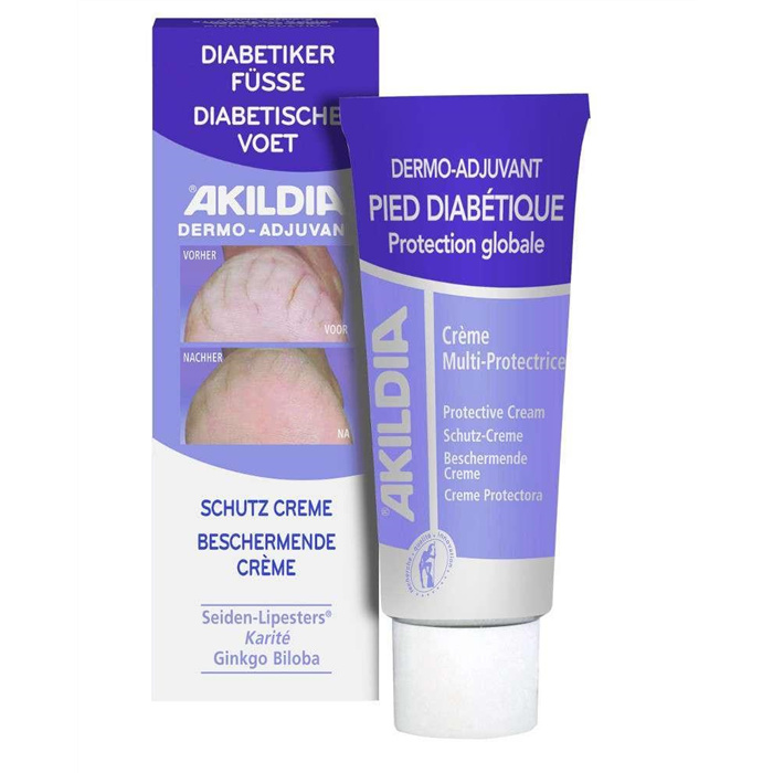 Akildia Schutzcreme für den Diabetischen Fuß, 75ml Akildia Schutzcreme für den Diabetischen Fuß, 75ml