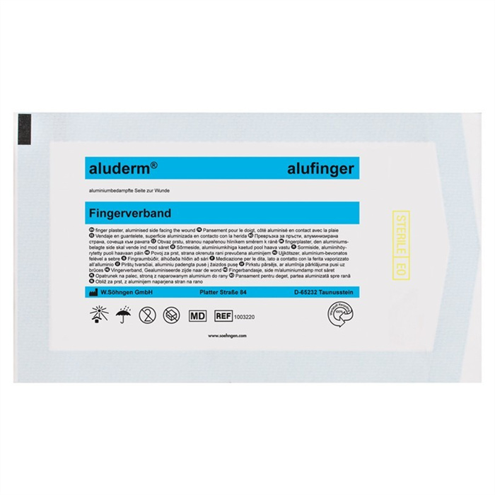 Aluderm Alufinger, single unit Aluderm Alufinger, single unit