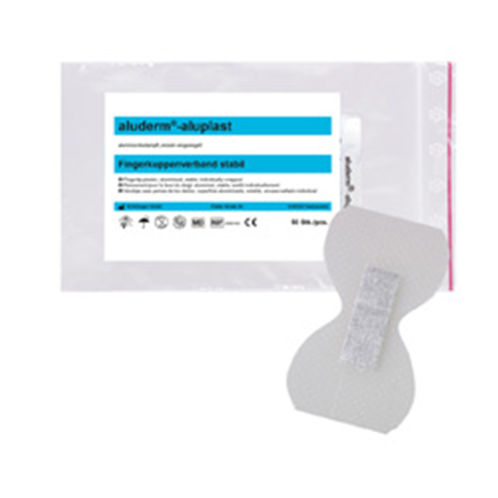 ALUDERM-ALUPLAST FINGERKUPPENVERBAND, 50 ST.
4.3 X 7.2 CM; STABIL ALUDERM-ALUPLAST FINGERKUPPENVERBAND, 50 ST.
4.3 X 7.2 CM; STABIL