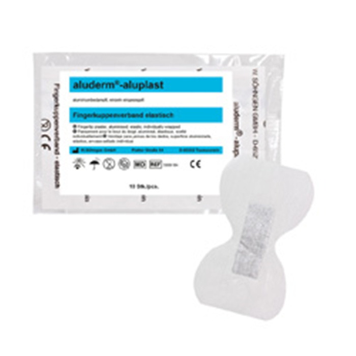 ALUDERM-ALUPLAST FINGERKUPPENVERBAND 
PACK. A 10 ST. ALUDERM-ALUPLAST FINGERKUPPENVERBAND 
PACK. A 10 ST.