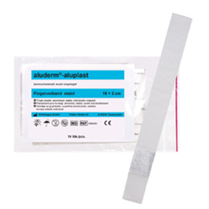 ALUDERM-ALUPLAST FINGERVERBAND, STABIL
18 X 2 CM, 10 STUECK ALUDERM-ALUPLAST FINGERVERBAND, STABIL
18 X 2 CM, 10 STUECK