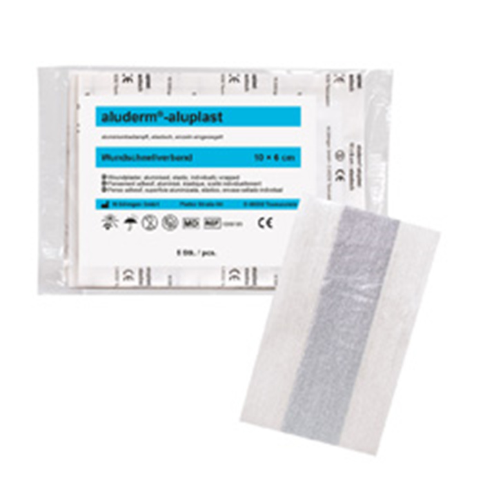 ALUDERM-ALUPLAST PFLASTER 10 X 6CM, 5 ST. ALUDERM-ALUPLAST PFLASTER 10 X 6CM, 5 ST.