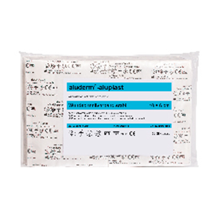 ALUDERM-ALUPLAST STABIL, 5 M X 6 CM 
50 ST., PFLASTERZUSCHNITT 10 CM ALUDERM-ALUPLAST STABIL, 5 M X 6 CM 
50 ST., PFLASTERZUSCHNITT 10 CM