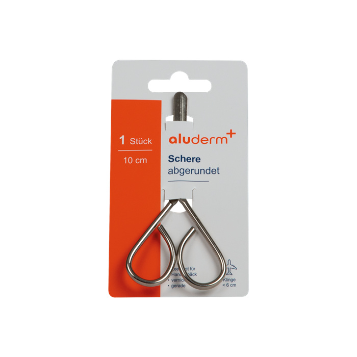 aluderm+ ciseaux à bouts ronds, 10 cm aluderm+ ciseaux à bouts ronds, 10 cm