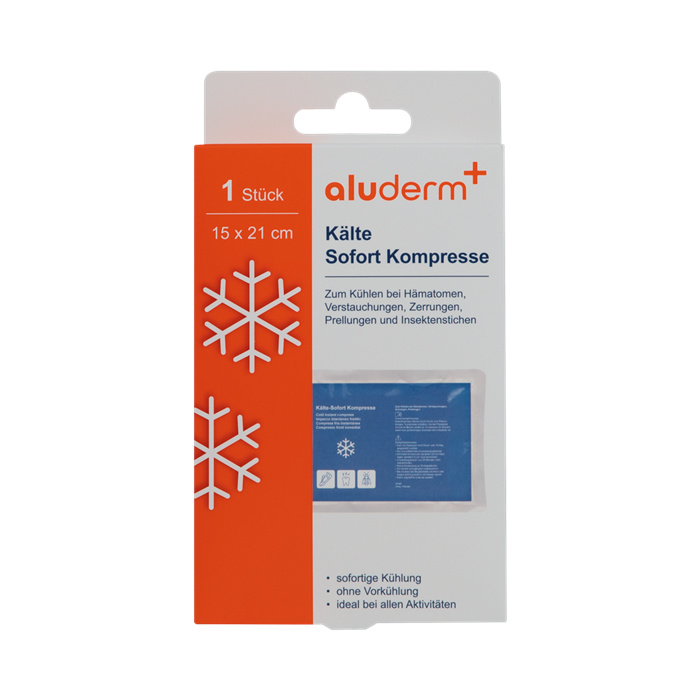 aluderm+ compresse froide instantanée, 15 × 21 cm aluderm+ compresse froide instantanée, 15 × 21 cm
