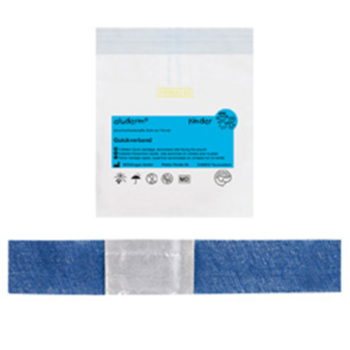 ALUDERM-KINDER-QUICKVERBAND
1 M X 4 CM, KOMP. 4 X 6 CM, KLEIN ALUDERM-KINDER-QUICKVERBAND
1 M X 4 CM, KOMP. 4 X 6 CM, KLEIN