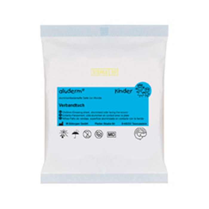 ALUDERM KINDER-VERBANDTUCH 30 X 35 CM 
EINZELN STERIL IN PEELPACKUNG ALUDERM KINDER-VERBANDTUCH 30 X 35 CM 
EINZELN STERIL IN PEELPACKUNG