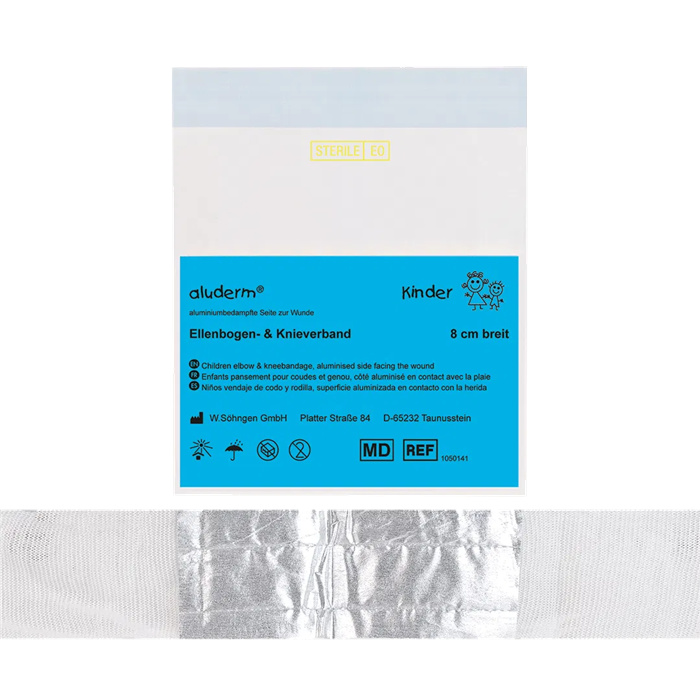 Aluderm pansement enfant pour genou et coude,
Largeur 8 cm Aluderm pansement enfant pour genou et coude,
Largeur 8 cm