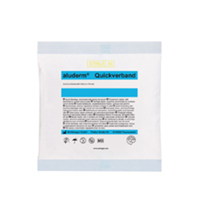 ALUDERM QUICKVERBAND KLEIN, 6 CM X 1 M 
KOMPRESSE 6 X 8 CM ALUDERM QUICKVERBAND KLEIN, 6 CM X 1 M 
KOMPRESSE 6 X 8 CM