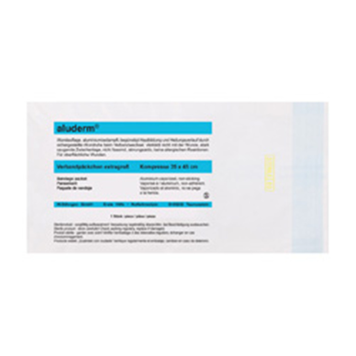 ALUDERM VERBANDPAECKCHEN, EXTRA GROSS 
35 X 45 CM ALUDERM VERBANDPAECKCHEN, EXTRA GROSS 
35 X 45 CM