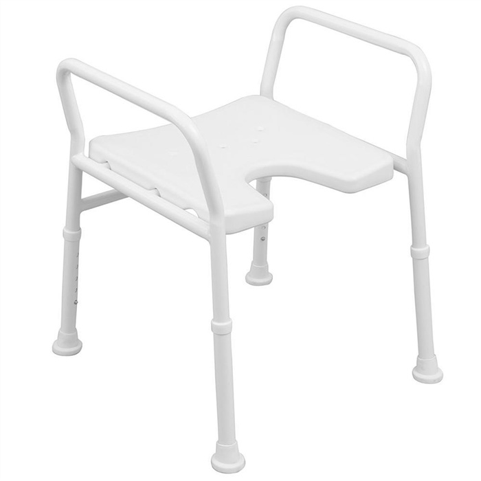 Aluminium-Duschhocker mit Armlehnen
Hygieneausschnitt, MAX. 130 KG,
Höhenverstellbar Aluminium-Duschhocker mit Armlehnen
Hygieneausschnitt, MAX. 130 KG,
Höhenverstellbar