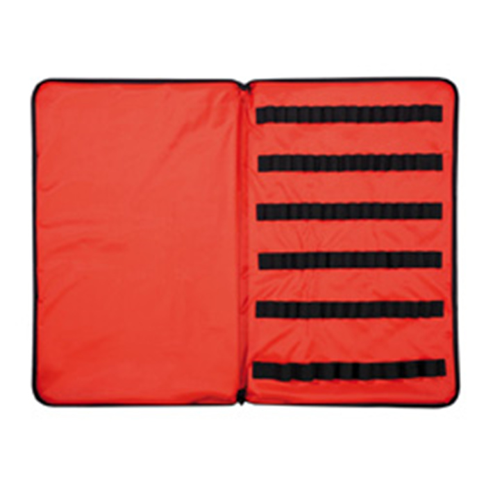 Ampullenetui, groß, leer , rot Nylongewebe
310 x 470 x 30 mm, für 78 Ampullen Ampullenetui, groß, leer , rot Nylongewebe
310 x 470 x 30 mm, für 78 Ampullen