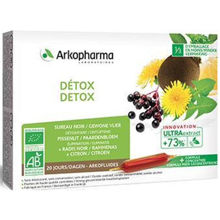Arkofluide Detox, 20 Ampullen Arkofluide Detox, 20 Ampullen