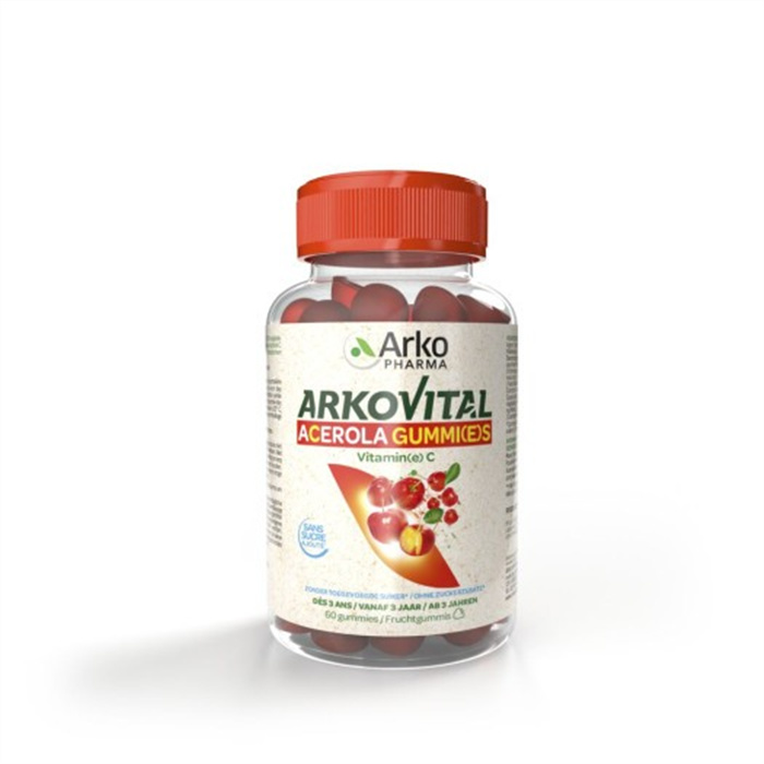 Arkovital Acerola Gummies, 
60 Gummies Arkovital Acerola Gummies, 
60 Gummies