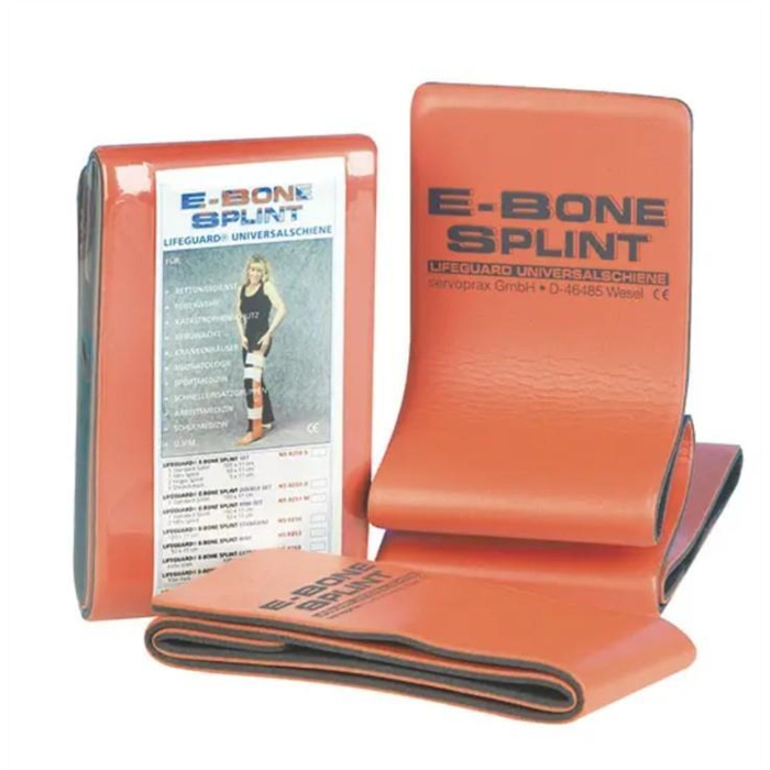 Attelle Lifeguard E-Bone > Mini, couleur : gris-orange 50 x 11 cm Attelle Lifeguard E-Bone > Mini, couleur : gris-orange 50 x 11 cm