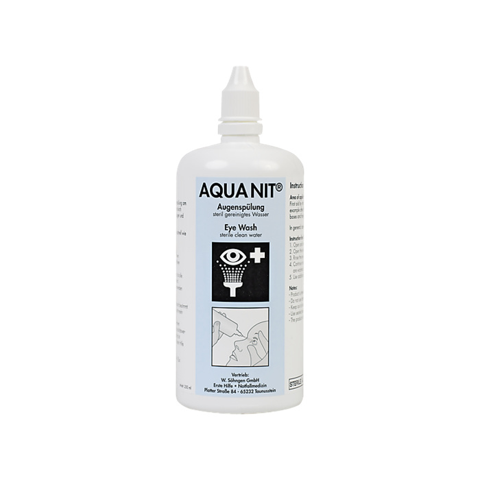 Augenspülung Aqua Nit mit 250 ml steriles Wasser Augenspülung Aqua Nit mit 250 ml steriles Wasser