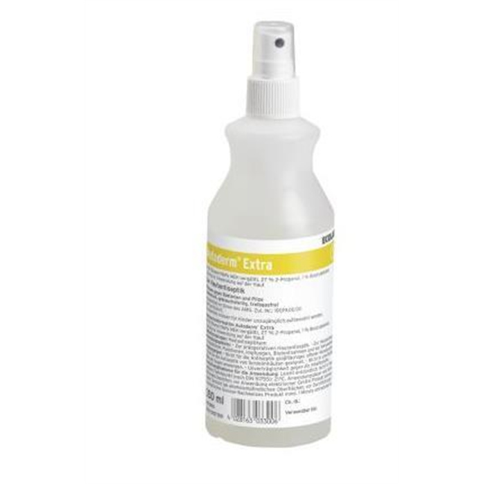 Autoderm Extra 350ml, Hautantiseptikum
Farbstoff und Jodfrei, Vah-Gelistet Autoderm Extra 350ml, Hautantiseptikum
Farbstoff und Jodfrei, Vah-Gelistet