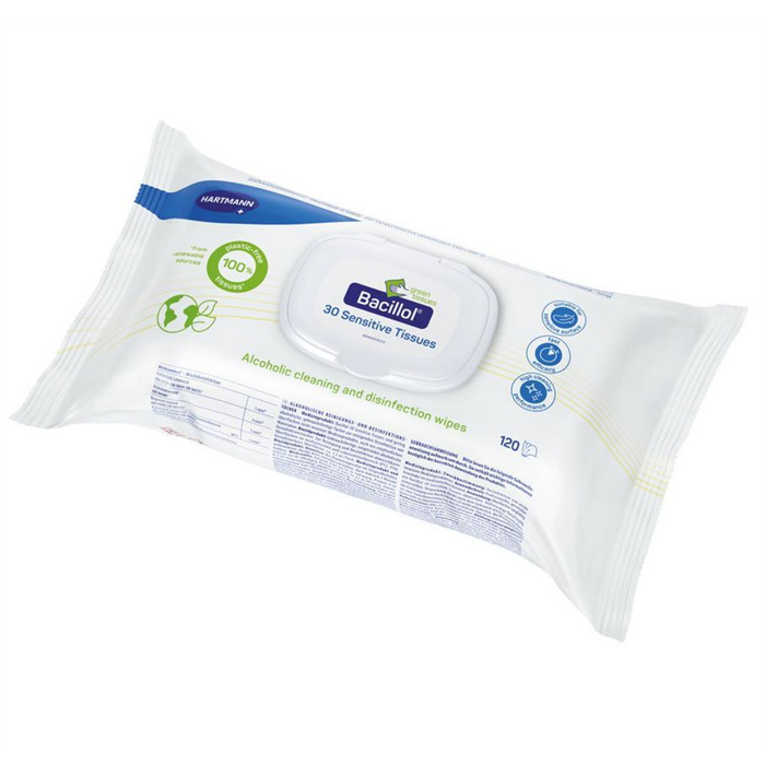 Bacillol 30 Sensitive Tissues green, 120 wipes Bacillol 30 Sensitive Tissues green, 120 wipes