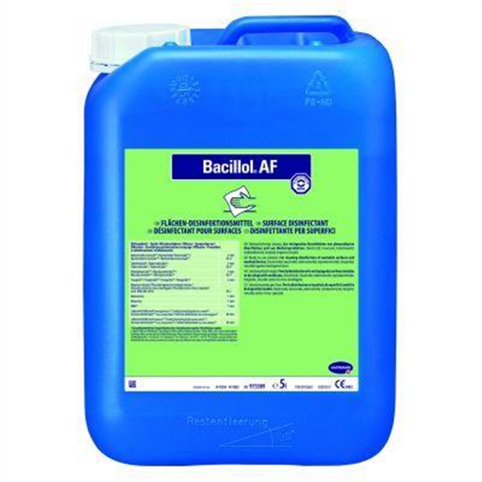 Bacillol AF 5 L Désinfectant de surface
alcoolisé, sans aldéhyde Bacillol AF 5 L Désinfectant de surface
alcoolisé, sans aldéhyde
