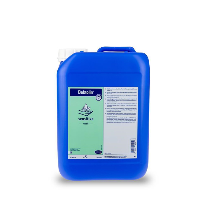 Baktolin sensitive 5L. PH-neutral,
Washing lotion for sensitive and stressed skin Baktolin sensitive 5L. PH-neutral,
Washing lotion for sensitive and stressed skin