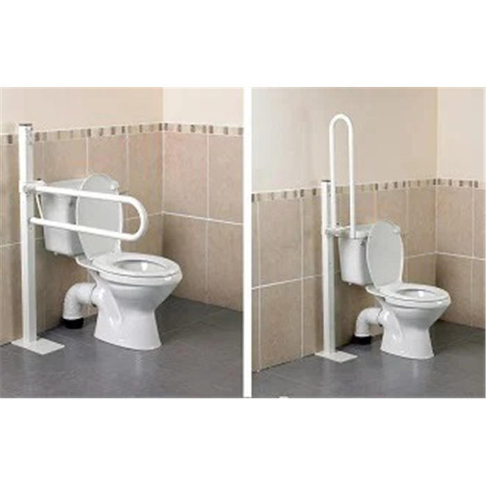 Barre d'appui avec fixation au sol, repliable poignée 3,2 cm, standard - 76 cm -- AA2026 Barre d'appui avec fixation au sol, repliable poignée 3,2 cm, standard - 76 cm -- AA2026