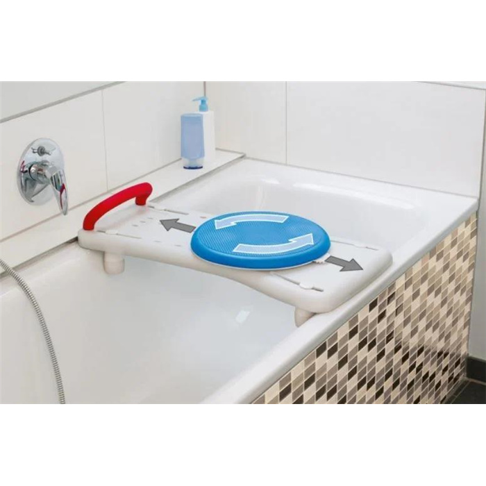 Bath board deluxe with soft swivel seat Bath board deluxe with soft swivel seat