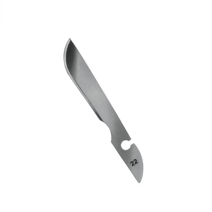 Bayha scalpel blades, fig. 22, 12 pieces Bayha scalpel blades, fig. 22, 12 pieces