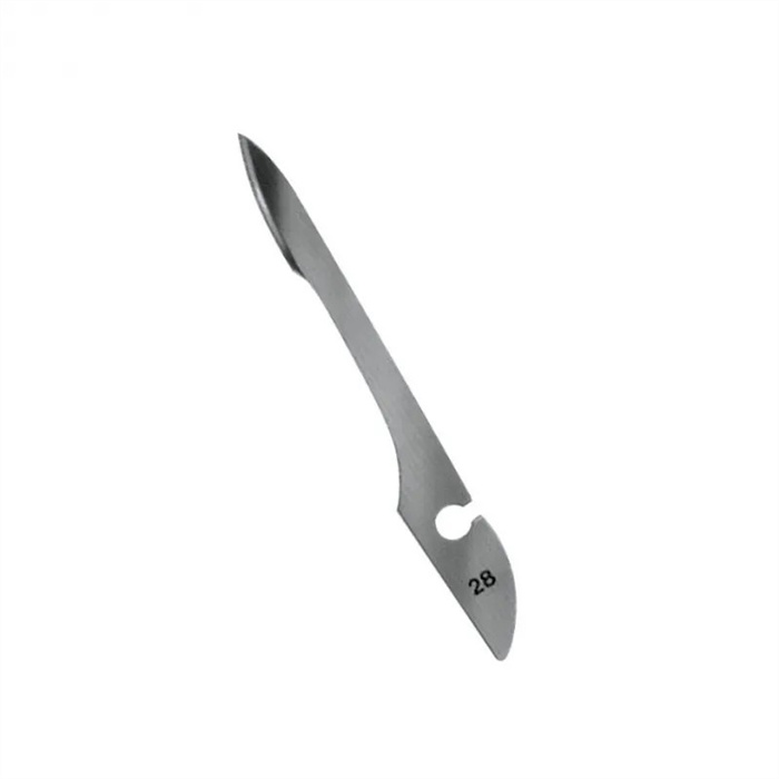 Bayha-Skalpellklingen, Fig. 28, 12 Stück Bayha-Skalpellklingen, Fig. 28, 12 Stück