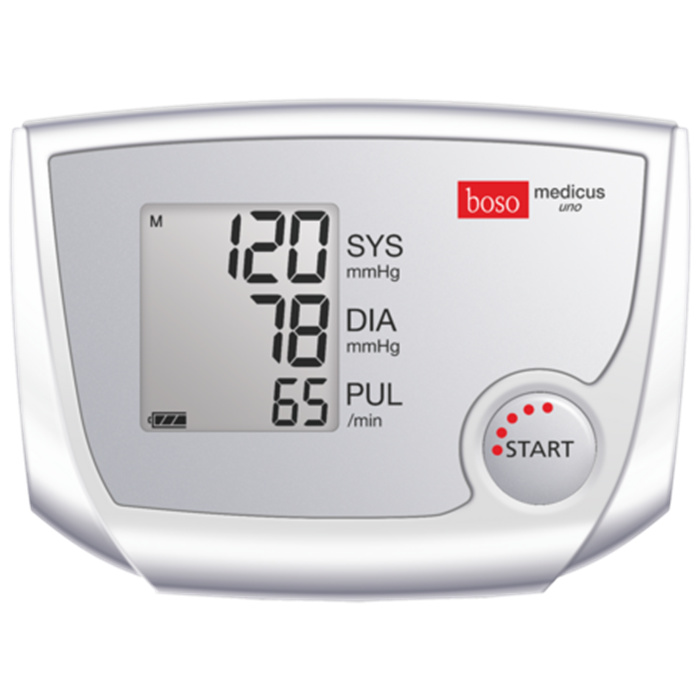 BDM BOSO-MEDICUS UNO - The easy-to-use blood pressure monitor, 1 hose, hook-and-loop cuff BDM BOSO-MEDICUS UNO - The easy-to-use blood pressure monitor, 1 hose, hook-and-loop cuff