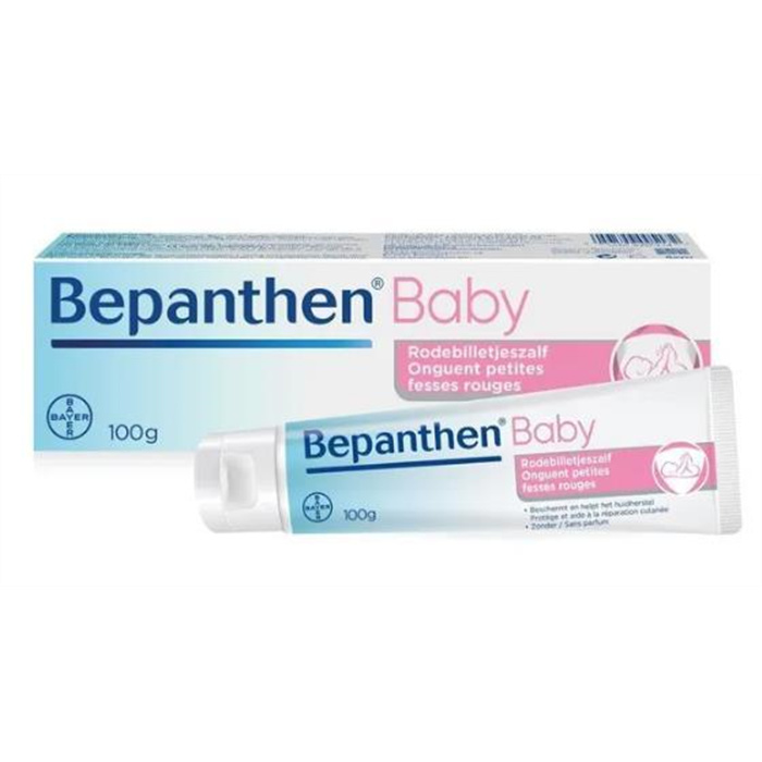 Bepanthen Baby, 100 g Tube, Salbe gegen wunden Babypo Bepanthen Baby, 100 g Tube, Salbe gegen wunden Babypo