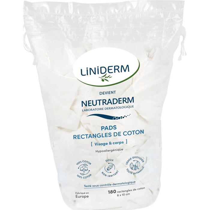 Bio Pads Baumwolle unsteril, 180 Stück - 8 x 10cm Bio Pads Baumwolle unsteril, 180 Stück - 8 x 10cm