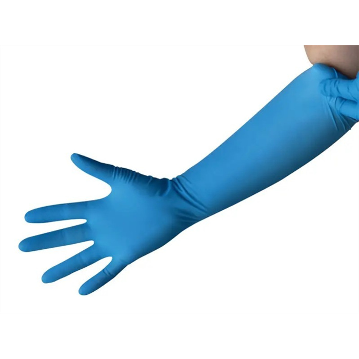 Blue Comfort 400 Ultra gloves, size L
Nitrile, powder-free, blue, 40 cm long, box of 50 Blue Comfort 400 Ultra gloves, size L
Nitrile, powder-free, blue, 40 cm long, box of 50