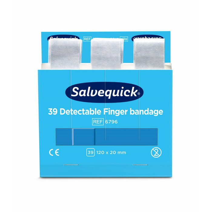 Blue Detectable Fingerbandage
6 x 39 pieces Blue Detectable Fingerbandage
6 x 39 pieces