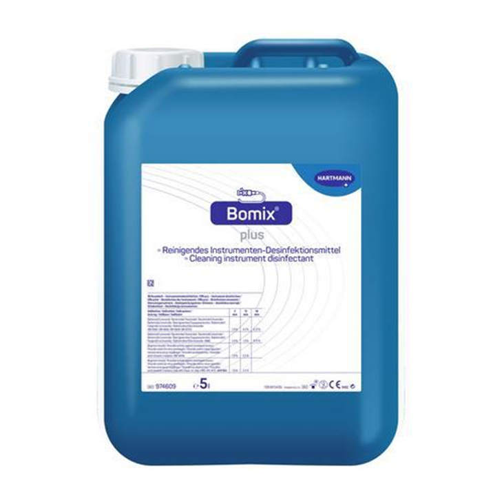 Bomix plus 5 L. canister
Instrument disinfection Bomix plus 5 L. canister
Instrument disinfection
