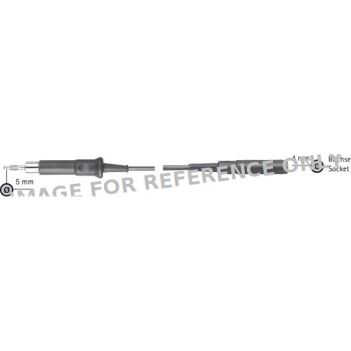 CABLE RAC FICHE ERBE-ICC 5MM DOUILLE 4MM CABLE RAC FICHE ERBE-ICC 5MM DOUILLE 4MM