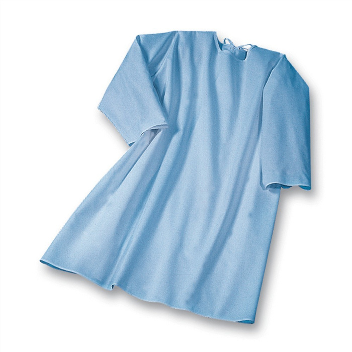 Chemise de soins bw, à nouer, manches longues, taille S/M, couleur : bleu clair Chemise de soins bw, à nouer, manches longues, taille S/M, couleur : bleu clair