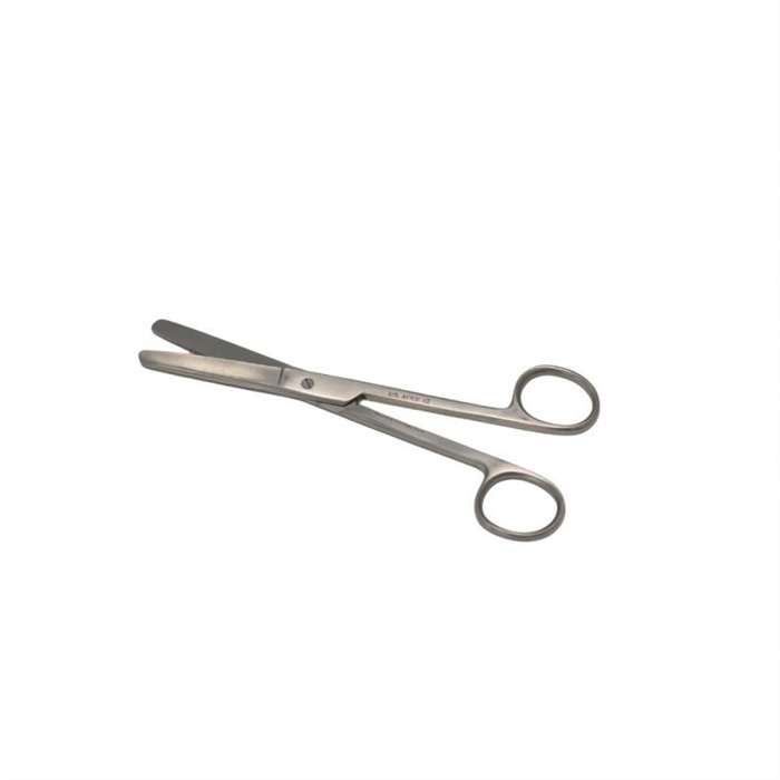 Chirurgische Schere, gerade, 14,5 cm, stumpf/stumpf, rostfrei Chirurgische Schere, gerade, 14,5 cm, stumpf/stumpf, rostfrei