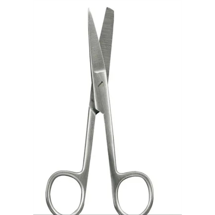 Ciseaux chirurgicaux, 14,5 cm, inoxydables, courbés, pointus - émoussés Ciseaux chirurgicaux, 14,5 cm, inoxydables, courbés, pointus - émoussés