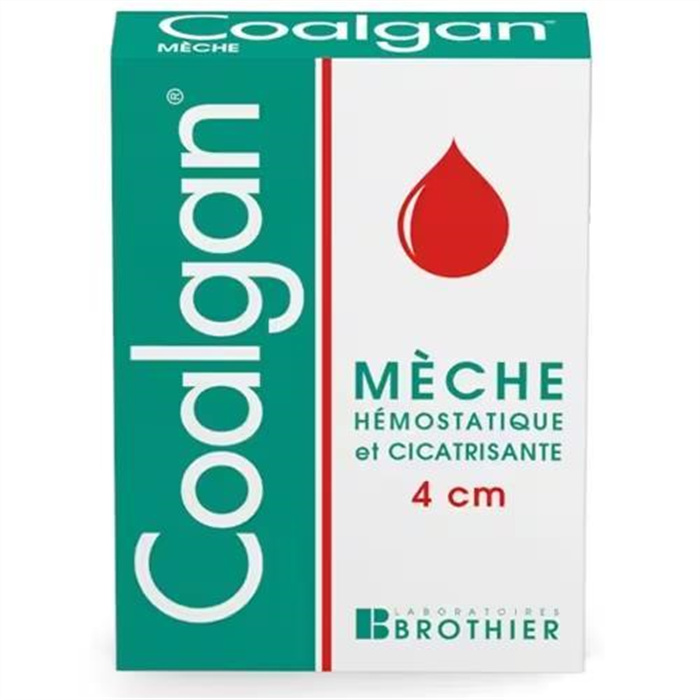 COALGAN OUATE HEMOSTATIQUE, 4 CM, 5 PCS COALGAN OUATE HEMOSTATIQUE, 4 CM, 5 PCS
