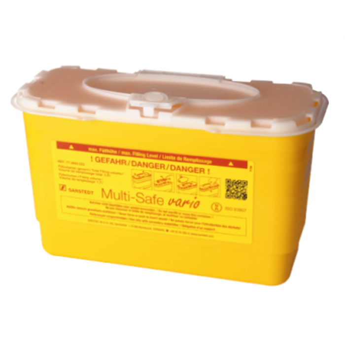 Collecteur de canules Multi-Safe Vario 2000, 2 L (réf. 773893020) Collecteur de canules Multi-Safe Vario 2000, 2 L (réf. 773893020)