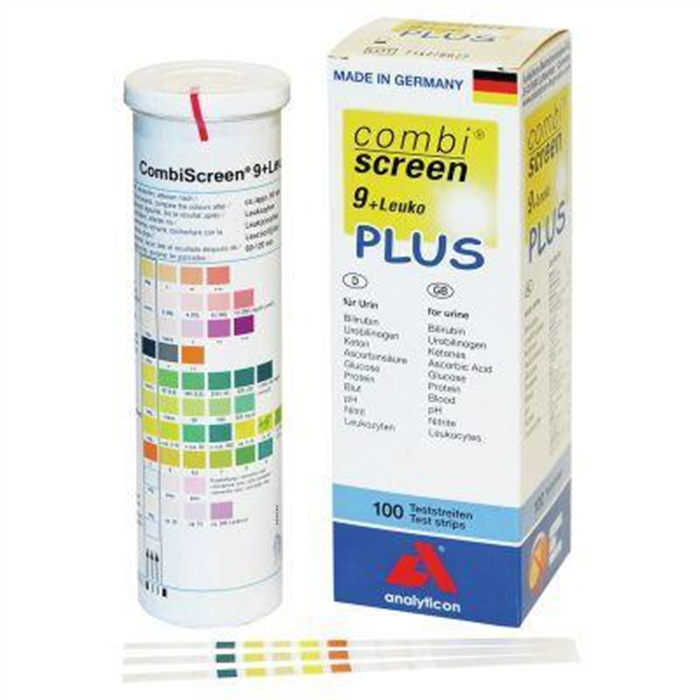 CombiScreen 7 SYS PLUS Harnteststreifen,
pack zu 100 Stück CombiScreen 7 SYS PLUS Harnteststreifen,
pack zu 100 Stück