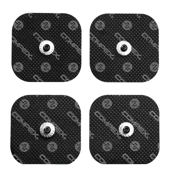 Compex Easy Snaps electrodes, 5x5 cm, 4 pieces Compex Easy Snaps electrodes, 5x5 cm, 4 pieces