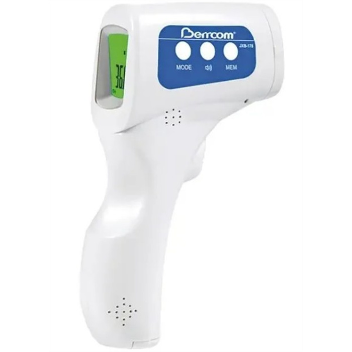 Contact-free infrared forehead thermometer, battery operated Contact-free infrared forehead thermometer, battery operated
