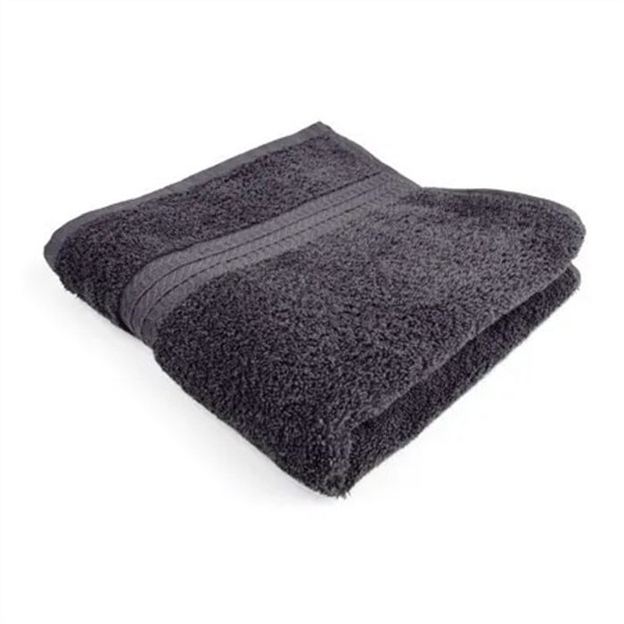 Cotton towel 100 x 50 cm, anthracite Cotton towel 100 x 50 cm, anthracite