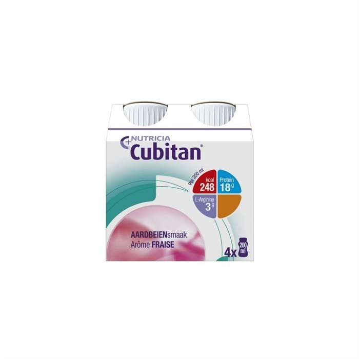 Cubitan Erdbeere, 4 x 200 ml Cubitan Erdbeere, 4 x 200 ml