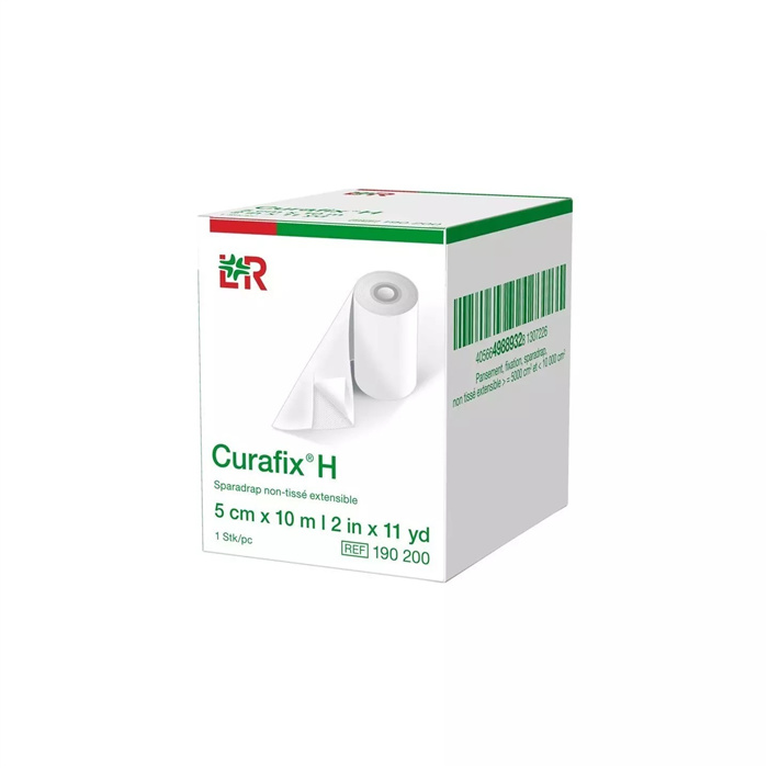 Curafix H Bande adhésive élastique, rouleau 5 cm x 10 m Curafix H Bande adhésive élastique, rouleau 5 cm x 10 m